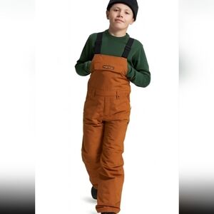Burton Skylar Bib Pant Size L True Penny  Brown/Orange (12)